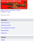 Tablet Screenshot of guzziriders.org